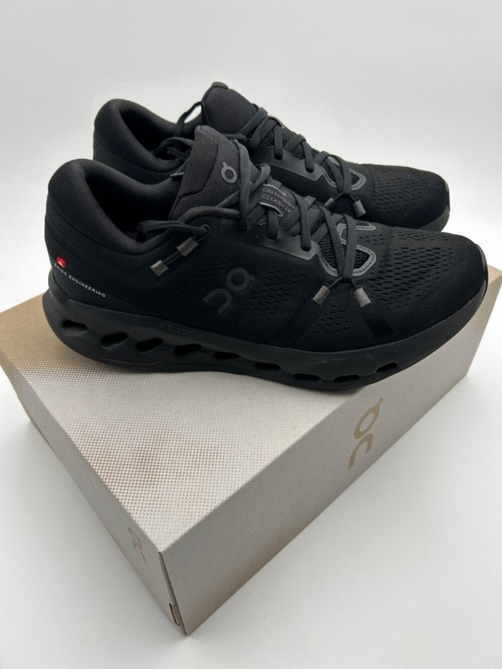 ON Cloudsurfer 2 Mens 10 Black Black Running Shoes Athletic Sneakers 3MF10121043 - Picture 3 of 8